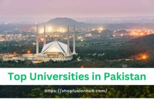Top universities in Pakistan
